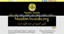 Desktop Screenshot of muslimawards.org